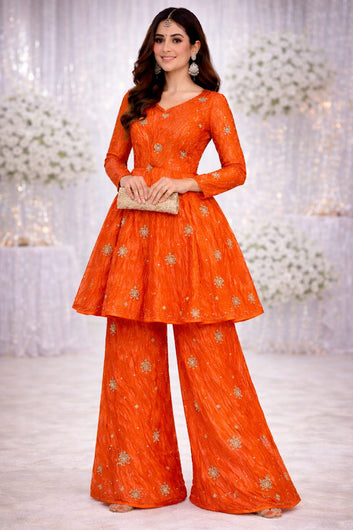 Luxury Embroidered karash Party Wear Fabric (Unstitched)